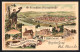 Lithographie Hann. Münden, 1. Mündener Heimatfest 1897, Langestrasse, Rathaus, Ganzsache  - Postcards