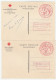 Lot 2 Cartes Croix Rouge, 1960 - Covers & Documents