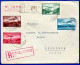 3247.VERY NICE REGISTERED COVER TO GREECE, REVENUES ON BACK. - Covers & Documents