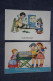 ESPAÑA-TARJETA  POSTAL - Girl And Boy - Old Spanish Postcard - Humour - 2 PCs Lot / Farinas - Autres & Non Classés