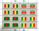 Flaggen Flags Drapeaux ONU Feuillets1980 à 1989  Nations Unies Bureau De New York Neufs ** - Unused Stamps