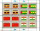 Delcampe - Flaggen Flags Drapeaux ONU Feuillets1980 à 1989  Nations Unies Bureau De New York Neufs ** - Unused Stamps