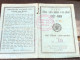 Viet Nam PAPER Blood Donation Book Before 1967 Have Wedge 1964 QUALITY: GOOD 1-PCS - Collections