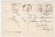 Carte Batiment De Ligne"Richelieu" Avec Cachet "Oeuvres Sociales De La Marine", 1949, Alger-Gare (flamme Inversée) - Covers & Documents