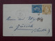 FRANCE   BELLE  LETTRE RR  1866 ETOILE DE PARIS N°2  A ZURICH SUISSE +ENCRE BLEUE AFF. INTERESSANT+DP5 - 1849-1876: Période Classique