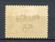 FIUME  Yv. N° 91  SA N° 83  * 55 S 1l Jaune-brun Surchargés  Cote 30  Euro BE  2 Scans - Fiume