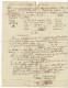 Lettre De BAGNERES DE LUCHON Pour Montauban - CAD Type 13 - 1837 - Texte Citant La Voiture Chargée De L'expédition - 1801-1848: Precursori XIX