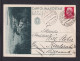 1936 - 75 C. Bild-Ganzsache (P 96) SORRENTO Ab VENTIMIGLIA FERROVIA  Nach Karlsruhe - Stamped Stationery