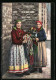 AK Polnische Frauen Mit Tuchwaren In Einer Gasse  - Non Classés