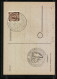 AK Flensburg, Briefmarken-Ausstellung 1947, Briefmarke Schleswig-Holstein 1850  - Timbres (représentations)