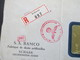 Liechtenstein 1943 Einschreiben Mit OKW Mehrfachzensur S.A. Ramco Fabrique De Dents Artificielles / Vignette Kunstzahn - Covers & Documents