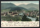 AK Leoben, Ortsansicht Mit Fluss Und Bergen Aus Der Vogelschau  - Autres & Non Classés