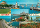 74 - Evian Les Bains - Multivues - Fleurs - Bateaux - Automobiles - CPM - Voir Scans Recto-Verso - Evian-les-Bains