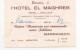 4V5HyN  Carte De Visite Publicitaire Maroc Marrakech Hotel El Maghreb - Publicités