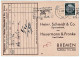 Heinr. Schmidt & Co.Zigarrenfabrik Und Heurenmann & Franke Hauf-Kaffe Siegel DRESDEN Internazionale Leipziger Messe 1938 - Tarjetas