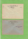 3 BRIEFE MIT STEMPEL ZUM THEMA "POST". - Covers & Documents