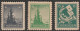 SBZ- Thüringen: 1945, Mi. Nr. 93, 94, 95, Alle Geprüft BPP,  **/MNH - Ungebraucht
