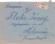 Hungary 5k,40k In Pair,PARLIAMENT REGISTERED COVER 1922 - Covers & Documents
