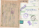 Österreich 1971, Paketkarte V. FÜGEN M. Schweden Nachporto U. Postformular - Lettres & Documents