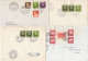Grönland, 4 Briefe M. Stempeln V. Kleineren Postanstalten - Autres & Non Classés