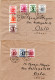Westsachsen 138-149, Kpl. Ausgabe Auf 3 Versendungen 1946 V. Pirna N. Norwegen - Lettres & Documents
