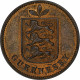 Guernesey, Victoria, Double, 1889, Heaton, Bronze, TTB, KM:10 - Guernsey