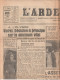 08 - ARDENNES JOURNAL L'ARDENNAIS 1946 1947 CHARLEVILLE MEZIERES SEDAN ROCROI VOUZIERS RETHEL GIVET CARIGNAN - 1901-1940