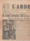 08 - ARDENNES JOURNAL L'ARDENNAIS 1946 1947 CHARLEVILLE MEZIERES SEDAN ROCROI VOUZIERS RETHEL GIVET CARIGNAN - 1901-1940