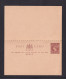 1898 - 1/2 P. Doppel-Ganzsache (P 4) Ab NOODSBERG-RCA Nach Standerton  - Natal (1857-1909)