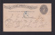 1893 - 1 C. Ganzsache Mit Blauem Stempel ...DONIA MINES  - Briefe U. Dokumente