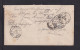 1887 - 12 C. Ganzsache Ab Surcusal Nach Deutschland - Dort Nachgesandt - Covers & Documents