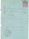 Carte-lettre N° 46 écrite De Leuze-Longchamps Vers Gilly - Letter-Cards