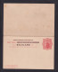 1 P. Überdruck-Doppel-Ganzsache (P 4) - Ungebraucht - Zululand (1888-1902)