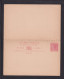 1895 - 1 P. Doppel-Ganzsache (P 4) Ab St.Lucia Nach Ulm - Ohne Text - St.Lucia (...-1978)