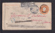 1914 - 5 C. Ganzsache Gebraucht Im Inland Mit Nachsendungen Und Retourmarke - Mexique