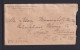 1894 - 10 C. Wells-Fargo Ganzsache Als Frankatur Rückseitig Auf Brief Aus Mexico Nach Catalina - Mexico