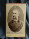 Photo CDV Marius  Paris  Portrait Homme  Grosse Moustache  Cravate à Pois  CA 1880-85 - L680A - Anciennes (Av. 1900)