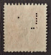 France 1945 N°697 Ob Perforé L  TB - Used Stamps