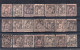 Delcampe - France Types Sages Lot Pour Recherches Voir état Sur 15 Présentoirs - 1876-1898 Sage (Type II)