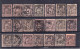 Delcampe - France Types Sages Lot Pour Recherches Voir état Sur 15 Présentoirs - 1876-1898 Sage (Type II)