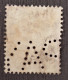 France 1893/1935 Taxe N°40A Ob Perforé PAY  TB - Used Stamps