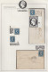 Delcampe - LOT FRANCE - Poste - 14A/14B, Ensemble De 33 Unités Et 2 Paires, Plus 14 Lettres, Nuances Dont Bleu S. Vert, Piquages, O - 1853-1860 Napoléon III.