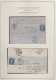 Delcampe - LOT FRANCE - Poste - 14A/14B, Ensemble De 33 Unités Et 2 Paires, Plus 14 Lettres, Nuances Dont Bleu S. Vert, Piquages, O - 1853-1860 Napoléon III.