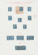 O FRANCE - Poste - 14, Type I Et II, Petite étude De 43 Unités, 8 Paires, Une Bande De 3, Et 3 Lettres, Nuances, Oblitér - 1853-1860 Napoléon III