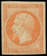 * FRANCE - Poste - 16, Signé Brun: 40c. Orange - 1853-1860 Napoleon III