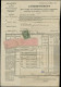 LET FRANCE - Poste - 19, Oblitération Sur Avertissement Fiscal, Cad. 15/2/69: 1c. Vert-olive - 1849-1876: Période Classique