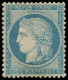 * FRANCE - Poste - 37, Signé Calves: 20c. Bleu - 1870 Beleg Van Parijs