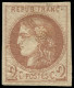 * FRANCE - Poste - 40A, Report 1, Signé Scheller, Belles Marges: 2c. Chocolat-clair - 1870 Emission De Bordeaux