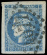 O FRANCE - Poste - 46Ad, Type III Report 1, Très Belles Marges, Signé + Certificat Brun: 20c. Bleu Outremer - 1870 Bordeaux Printing