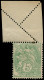 ** FRANCE - Poste - 111, Variété De Piquage Par Pliage: 5c. Blanc Vert Jaune (Spink) - Neufs